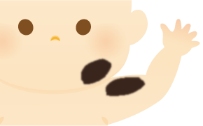 巨大色素性母斑のイラスト